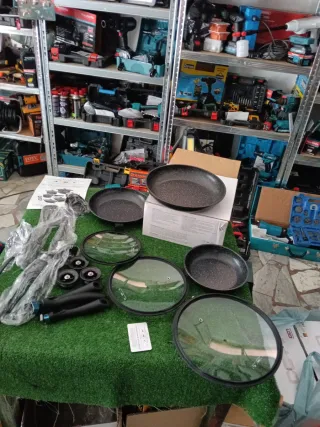 Set 3 pentole induzione + 5 mestoli