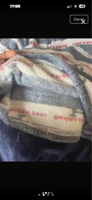 Pijama infantil azul