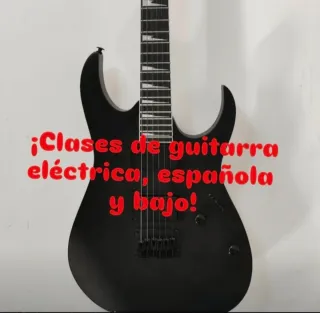 Profesor de guitarra española, electrica y bajo!