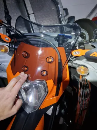 Cúpula para moto Enduro