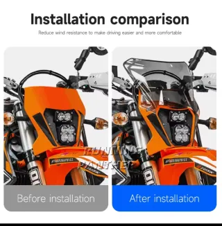 Cúpula para moto Enduro