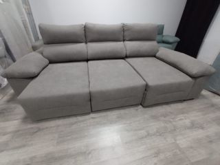 Sofá Cama Gris 285cm