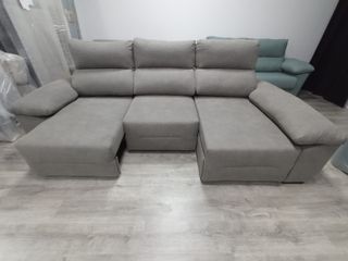 Sofá Cama Gris 285cm
