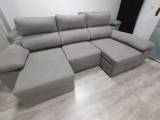 Sofá Cama Gris 285cm