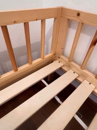 Cama Montessori 70x140 Madera Natural