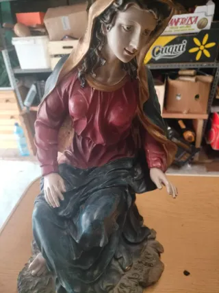 Virgen grande de pasta