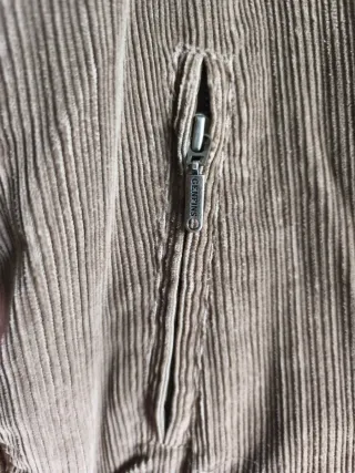 Cárdigan Genfis Marrón Cremallera Bolsillos