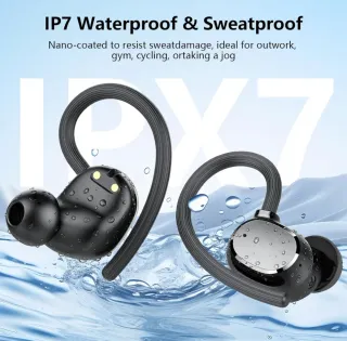 Auriculares Deportivos para gimnasio y power bank