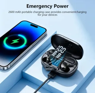 Auriculares Deportivos para gimnasio y power bank