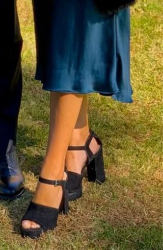 Sandalias de plataforma negras