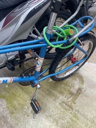 Bicicleta azul