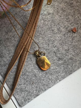 Ciondolo LCS Casa con Fiori Veri Argento Placcato