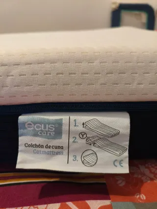 Colchón Ecus Kids Care Maxicuna +sábana protectora