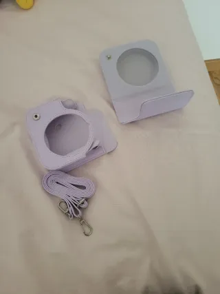 Custodia Polaroid Lavanda con Tracolla