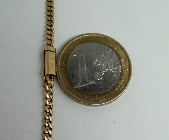 Cadena barbada 18K 60cm 14,10 GR