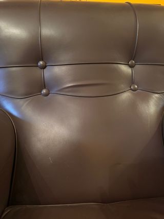 Poltrona pelle marrone tipo Frau Ottime condizioni