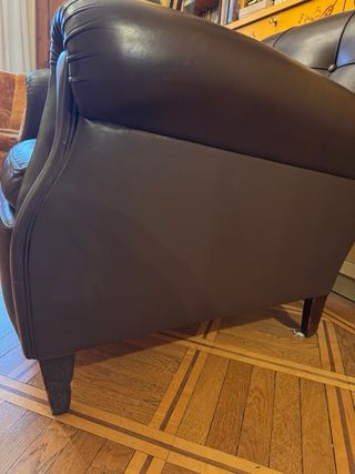 Poltrona pelle marrone tipo Frau Ottime condizioni