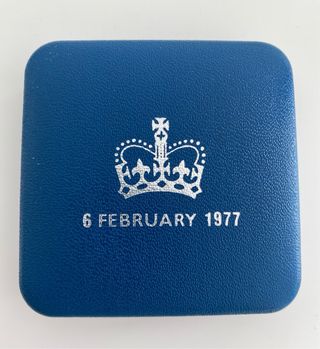 Moneda Plata Isabel II 1977