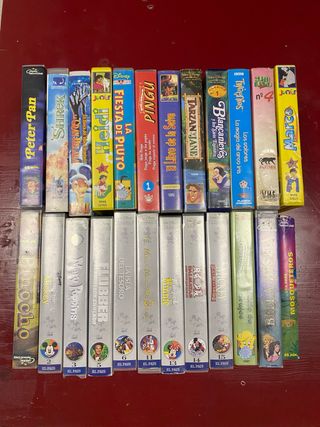 Lote Películas VHS Disney y Clásicos