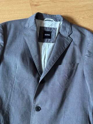 Americana Hugo Boss Talla 48 Gris Diseñador