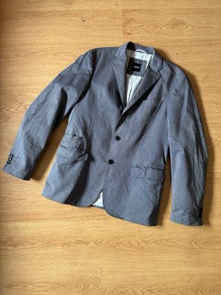 Americana Hugo Boss Talla 48 Gris Diseñador