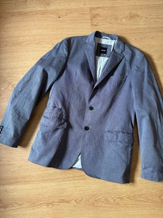 Americana Hugo Boss Talla 48 Gris Diseñador