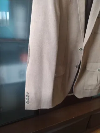 Chaqueta americana marrón informal