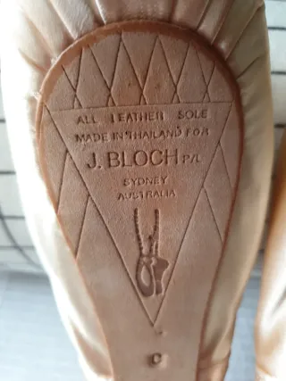 Puntas Ballet J. Bloch Rosa Talla 36+ 1 par regalo