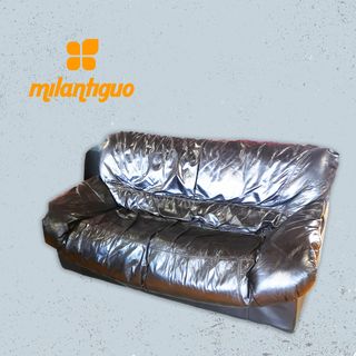 SOFA 2 PLAZAS PIEL NEGRO R3760073047894