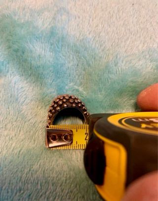 Anillo Plata Diseño Bolitas