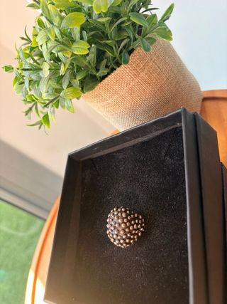 Anillo Plata Diseño Bolitas