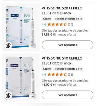 Cepillo Dientes Eléctrico VITIS S10 Sonic