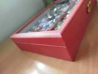 Caja Joyero para Anillos Corte Inglés vacío.