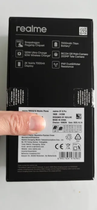 Realme GT 8 Pro 512GB Global