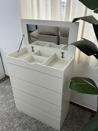 Cómoda Blanca con Espejo Precio Bajo