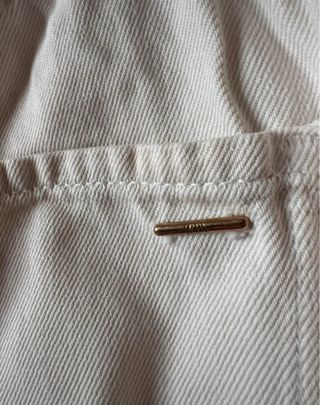 Pantalón vaquero Zara beige Talla 34 estilo baggy