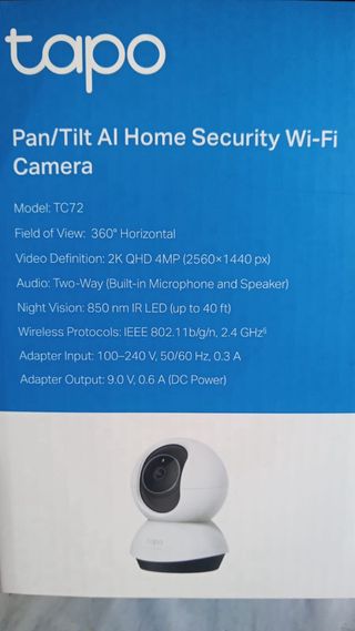 Cámara Vigilancia Tapo Crystal Clear 2K QHD