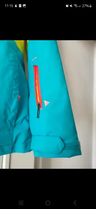 Chaqueta de esquí tricolor