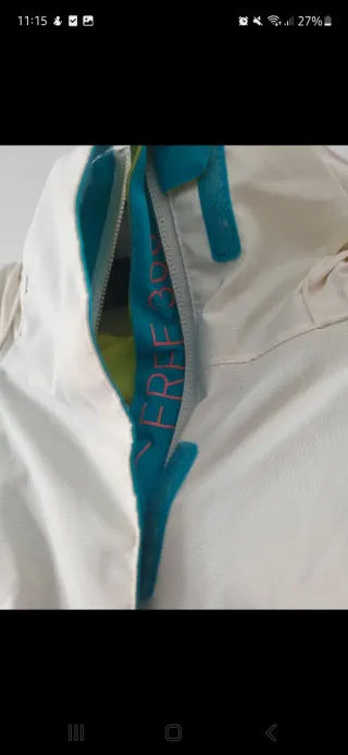 Chaqueta de esquí tricolor