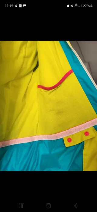 Chaqueta de esquí tricolor