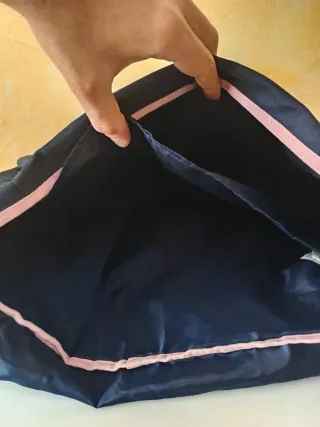 Borsa a tracolla Asics blu e rosa