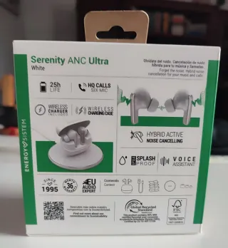 Auriculares Energy Sistem Serenity ANC Ultra Blanc