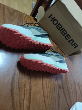 Deportivas Hobibear Mujer Verde y Rojo