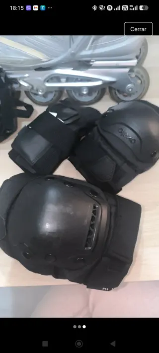 Protecciones Oxelo para patinaje