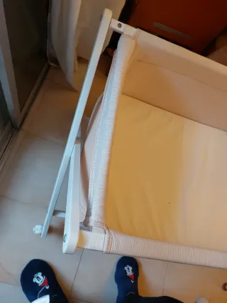 Mini Cuna Beige Rayas