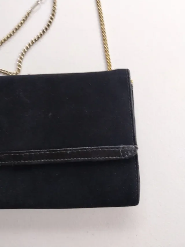 Bolso de mano vintage negro