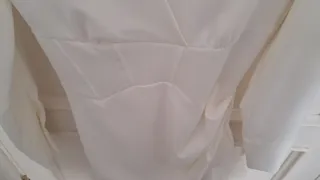 Vestido Zara blanco