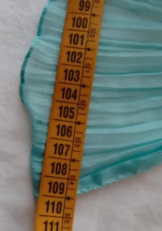 Pañuelo fular degradado turquesa