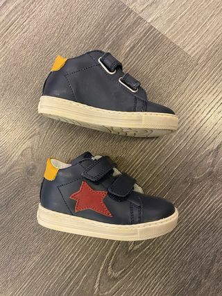 Sneakers Falcotto 21 blu con stella rossa