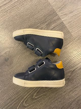 Sneakers Falcotto 21 blu con stella rossa